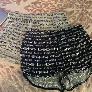 bebe two pack shorts